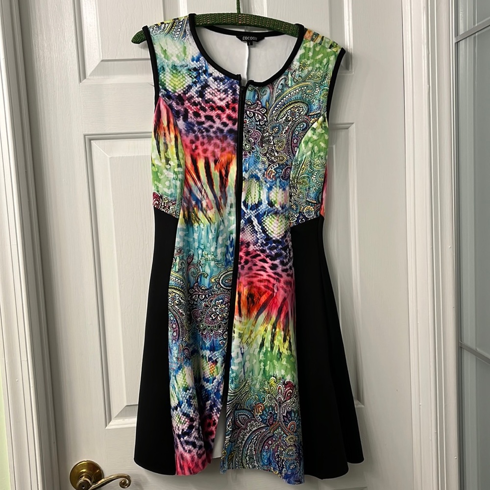 Unique Multi Pattern Dress
